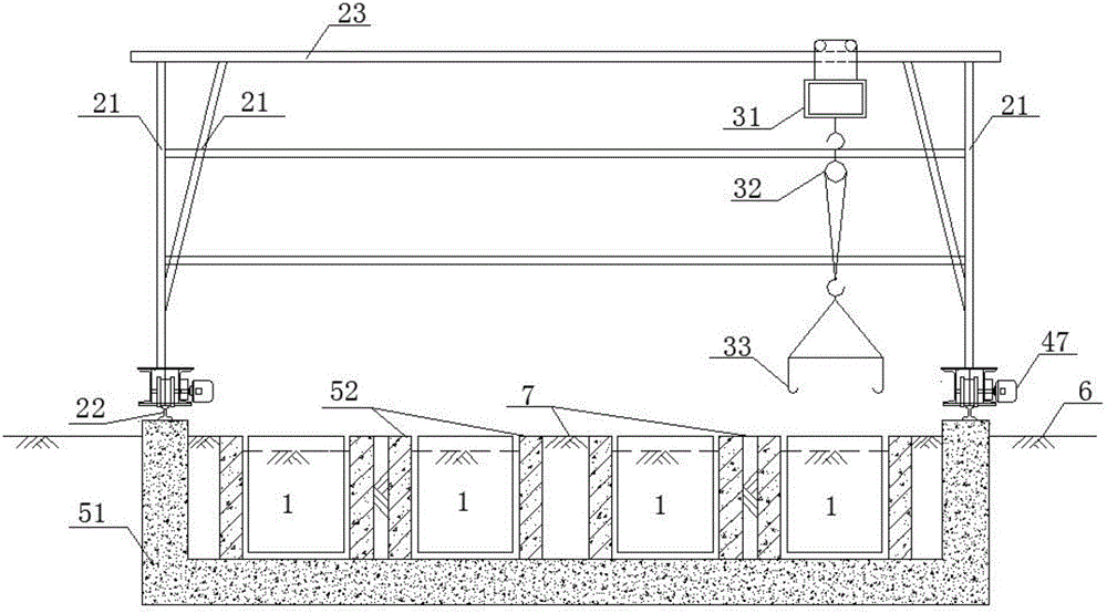 Mobile weighting type observing system for crop water requirement