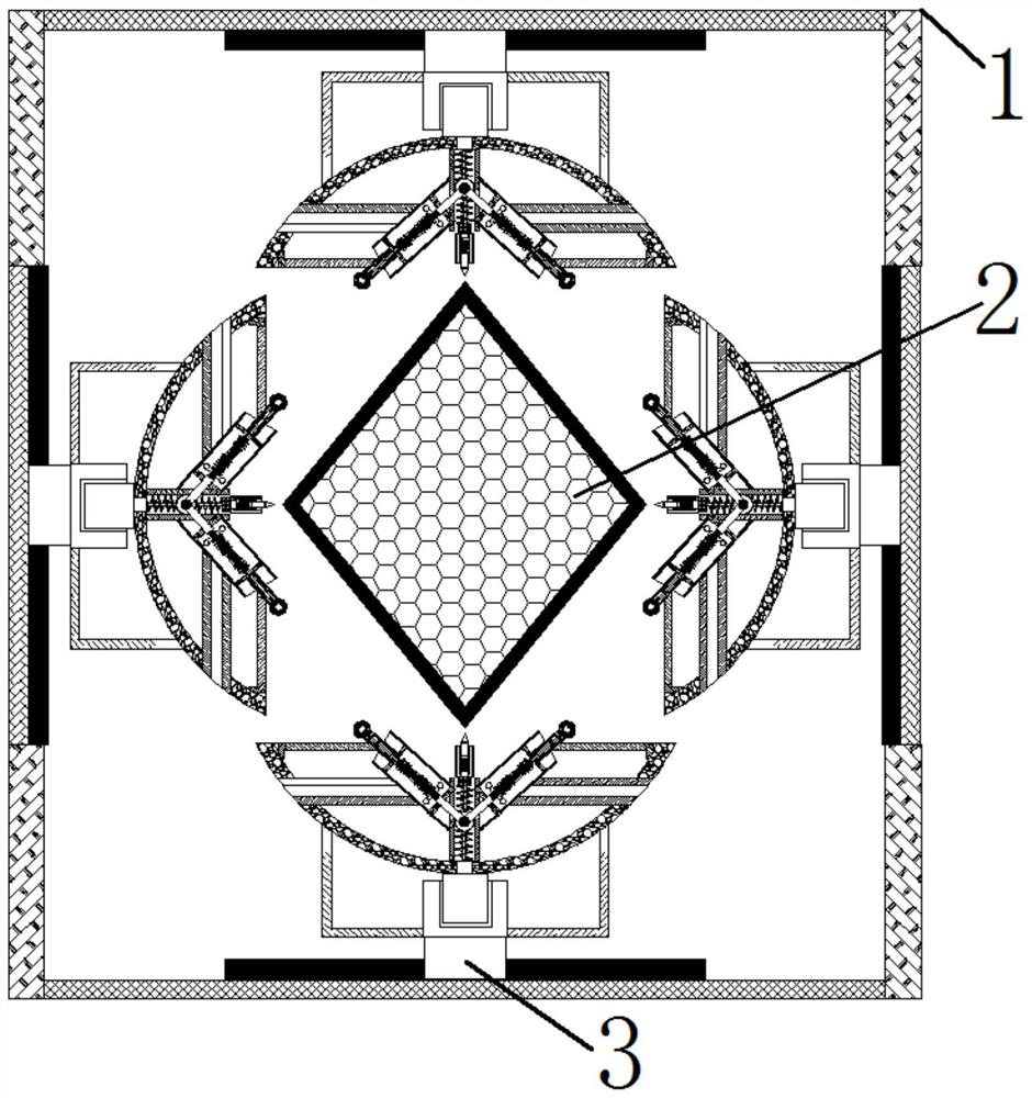 Paper carton adhesive tape sealing device based on magnetic attraction principle