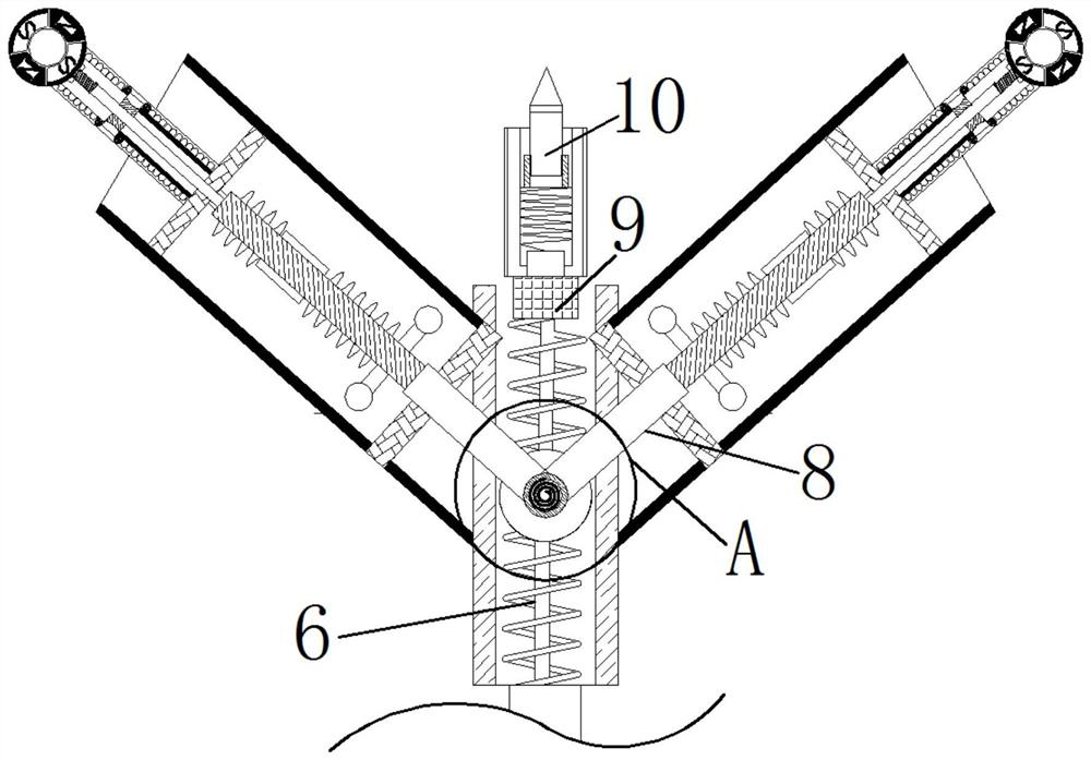 Paper carton adhesive tape sealing device based on magnetic attraction principle