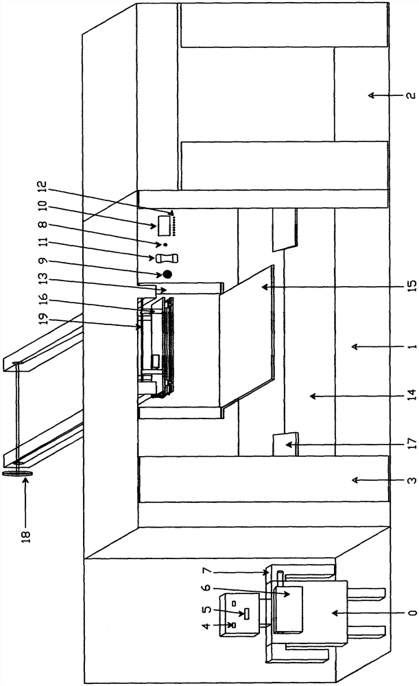 Integrated service robot of semi-unmanned restaurant