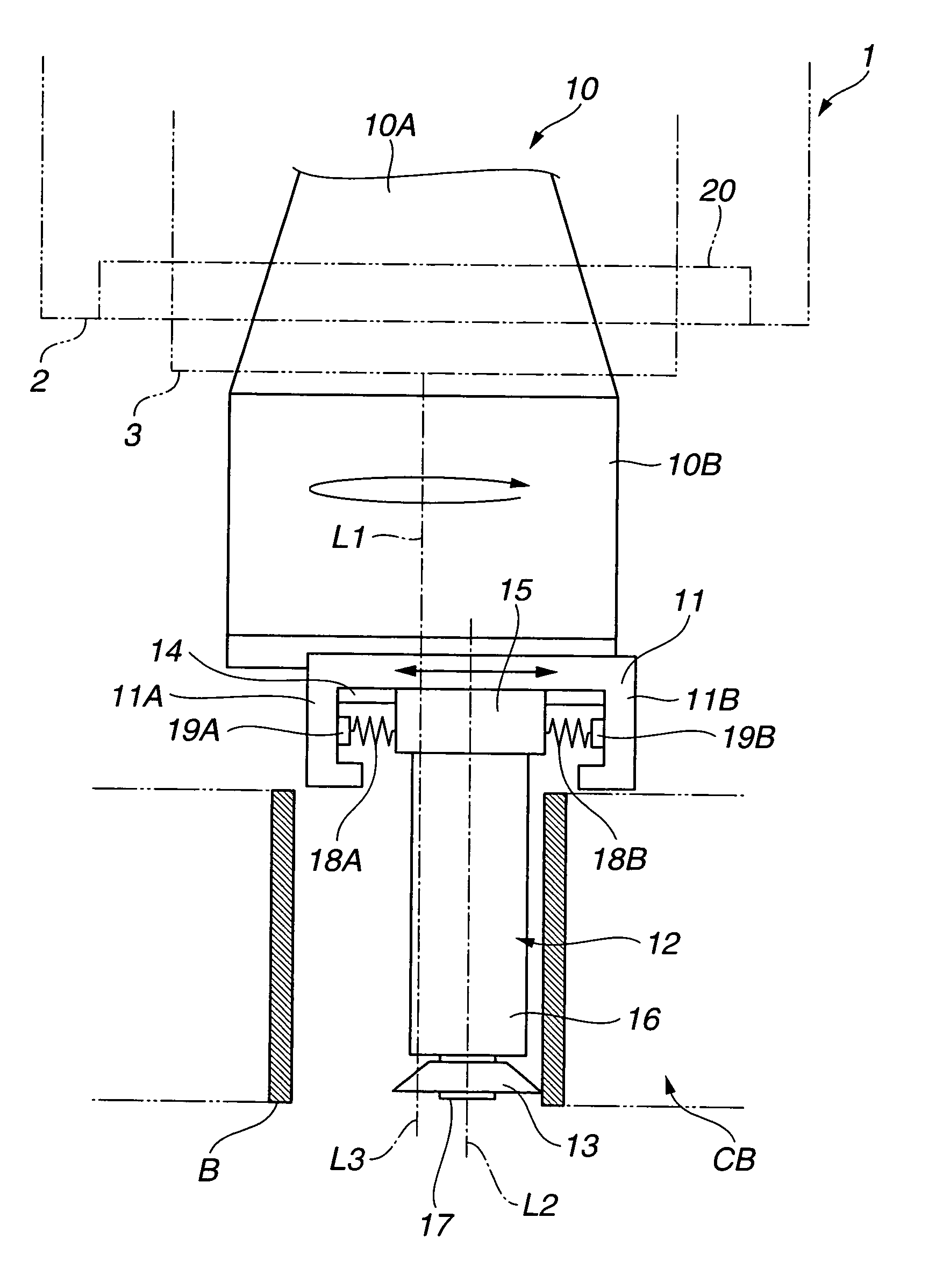 Apparatus for forming microscopic recesses on a cylindrical bore surface and method of forming the microscopic recesses on the cylindrical bore surface by using the apparatus