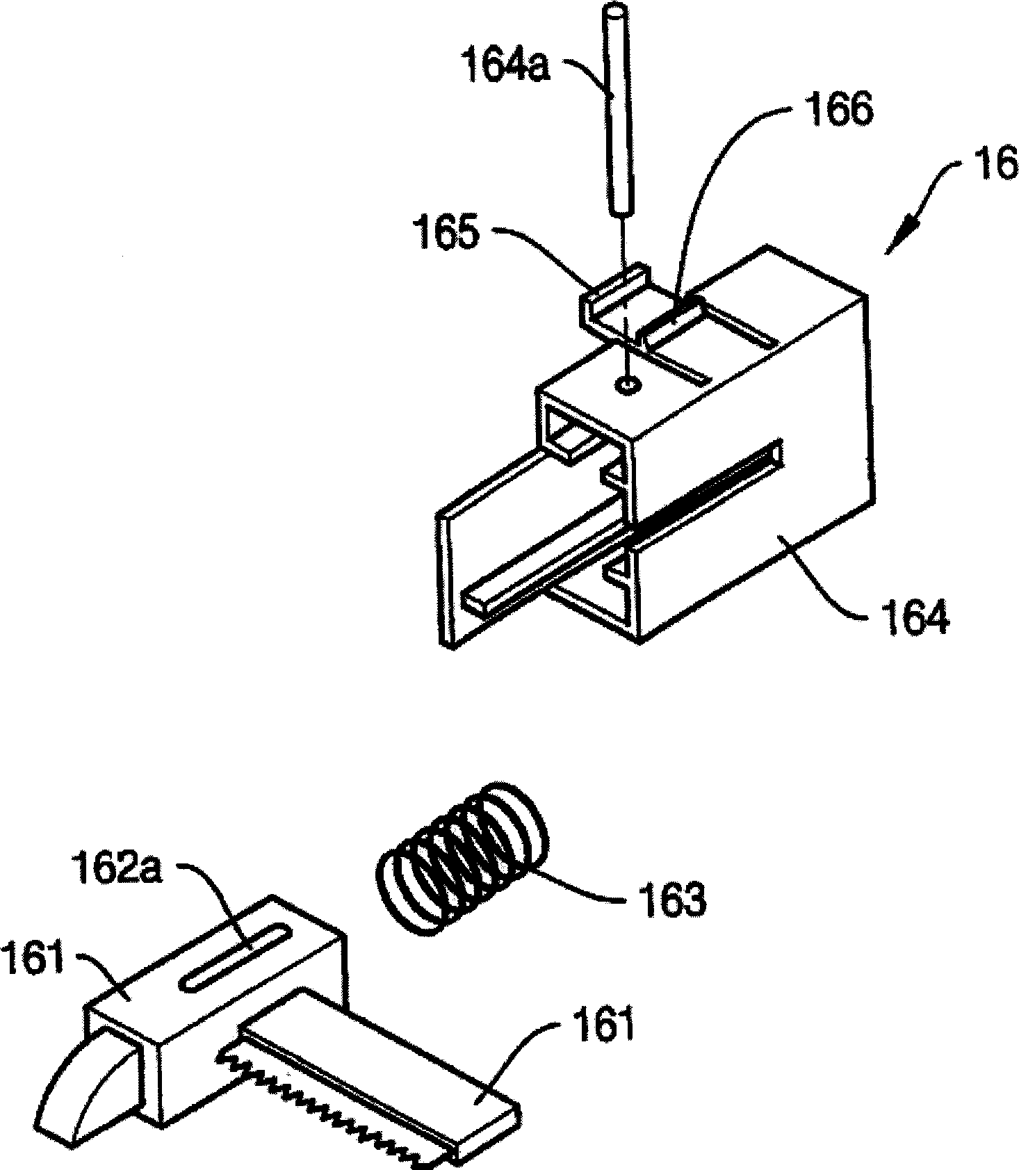 Cutting device for adhesive tape cutting machine