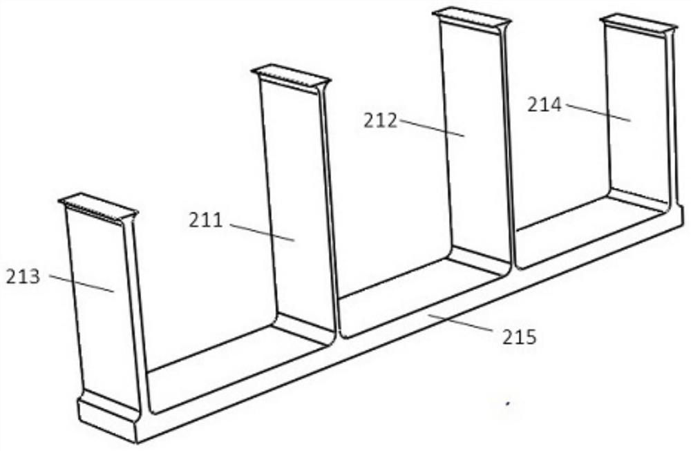 Symmetrical flexible supporting mechanism