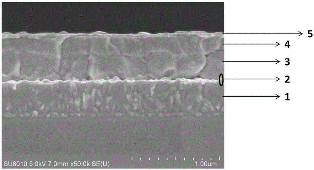 Method for preparing interface modified perovskite solar cell through vapor auxiliary solution method