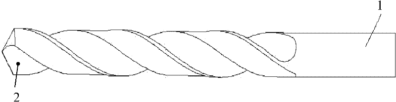 Micro-texture self-lubricating drilling bit and manufacturing method thereof