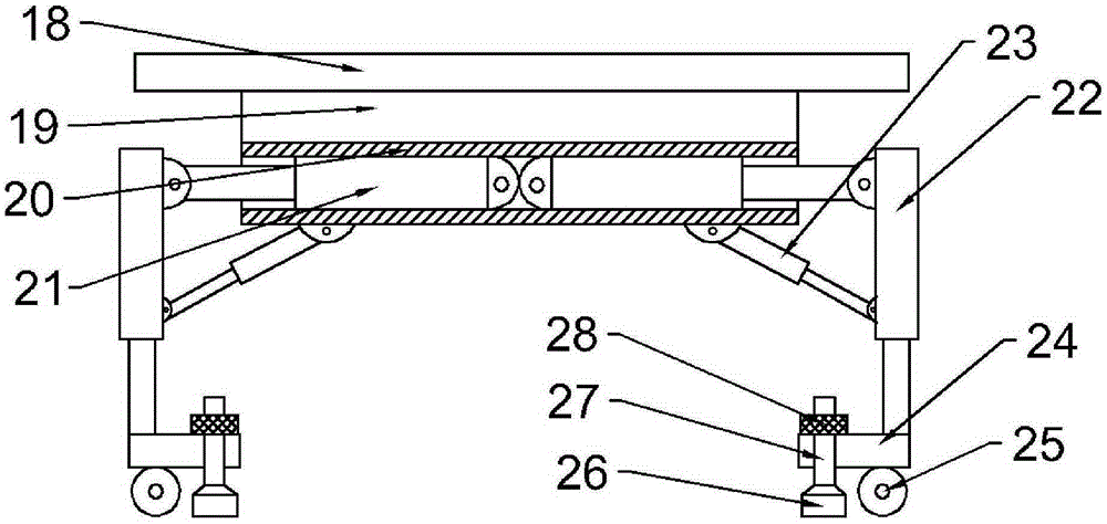 Insulating brick raw material stirring mechanism