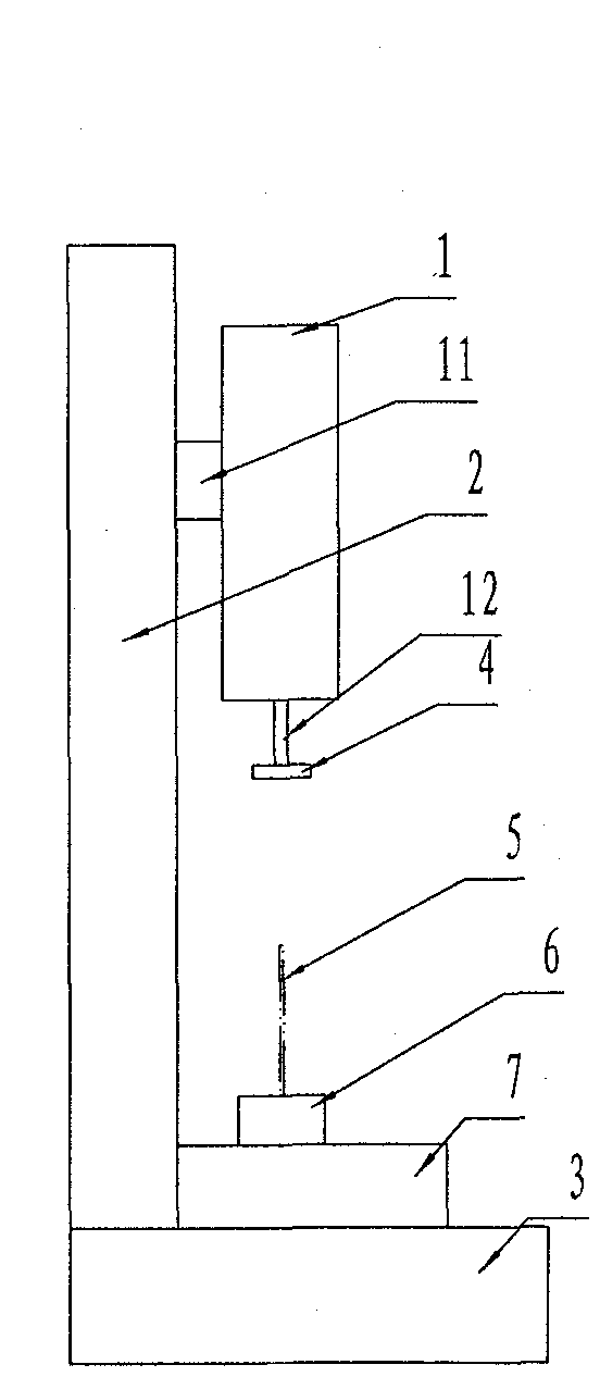 Device for testing axial compressibility of fiber material