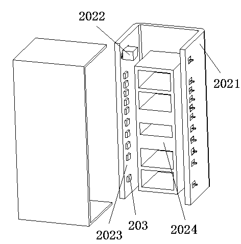 Method of courier for collecting express mails through self-service device