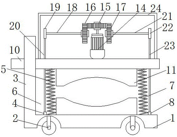 Clamping device for cleaning agent barrel