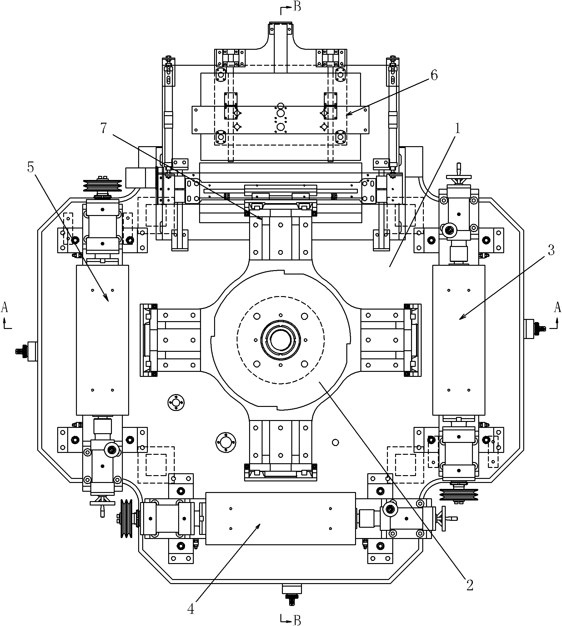 Multi-station rhinestone slant grinding and polishing machine