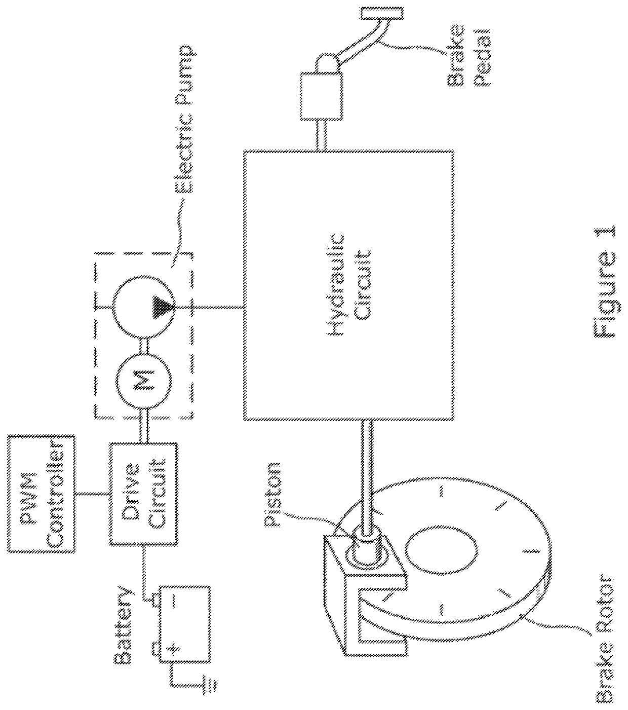 Method and apparatus for controlling an electric pump of a hydraulic braking circuit