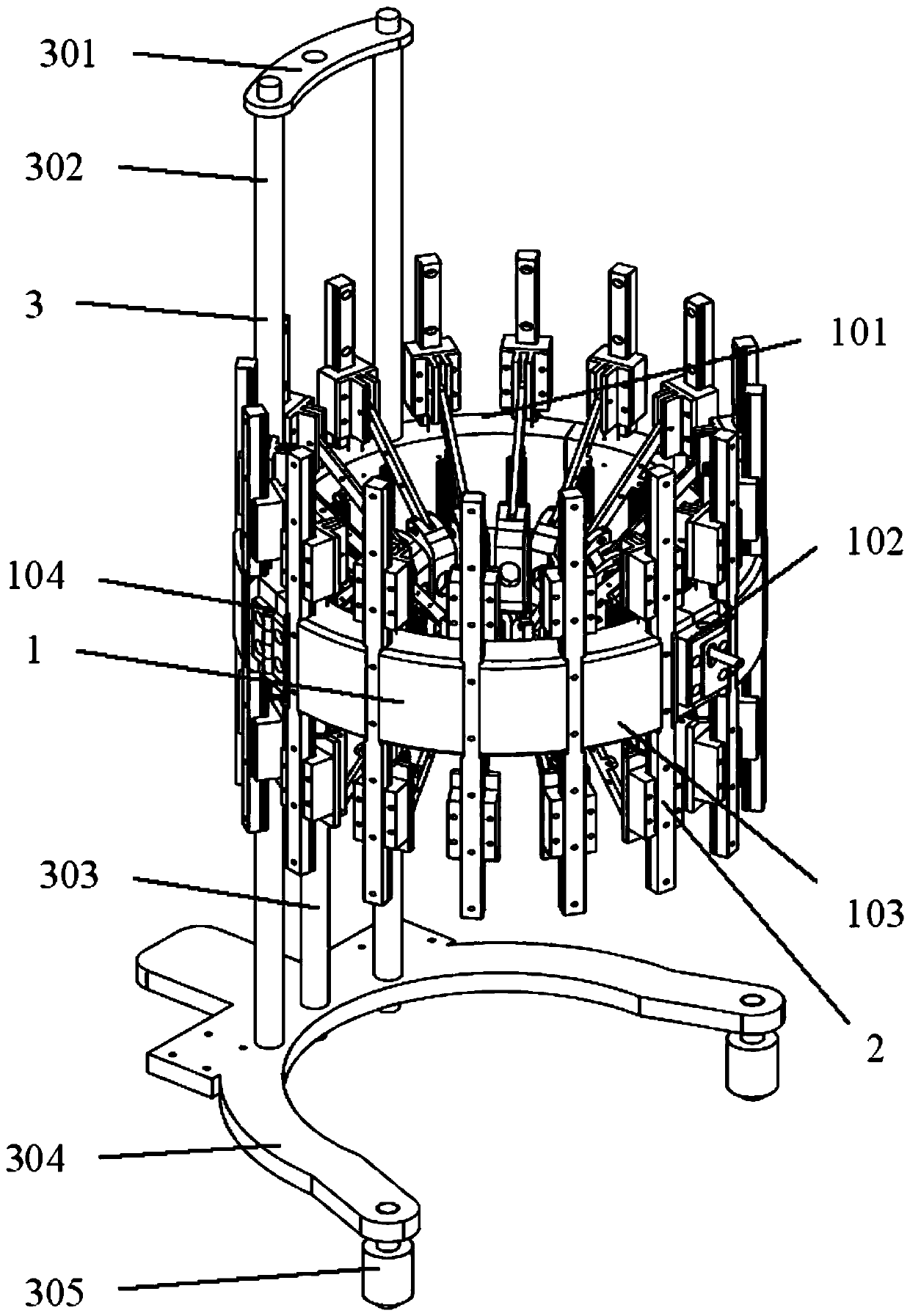 An integrated wellhead detection device for drill string damage