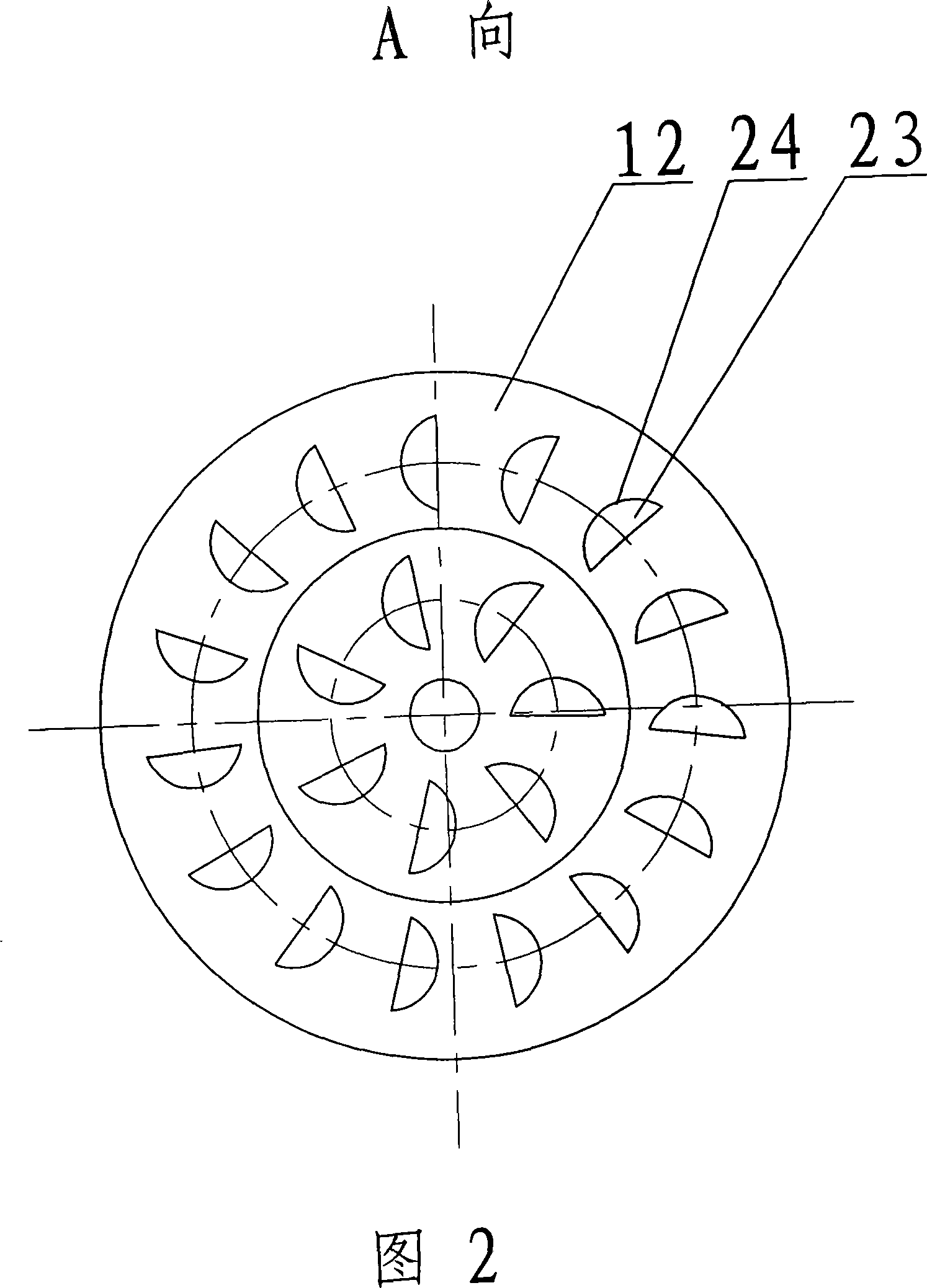 Automobile exhausting spark arrester