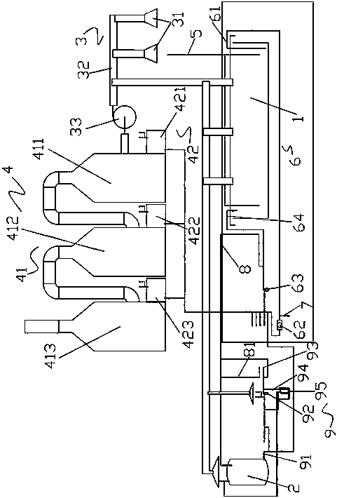 Pipeline system for producing alkaline etching solution