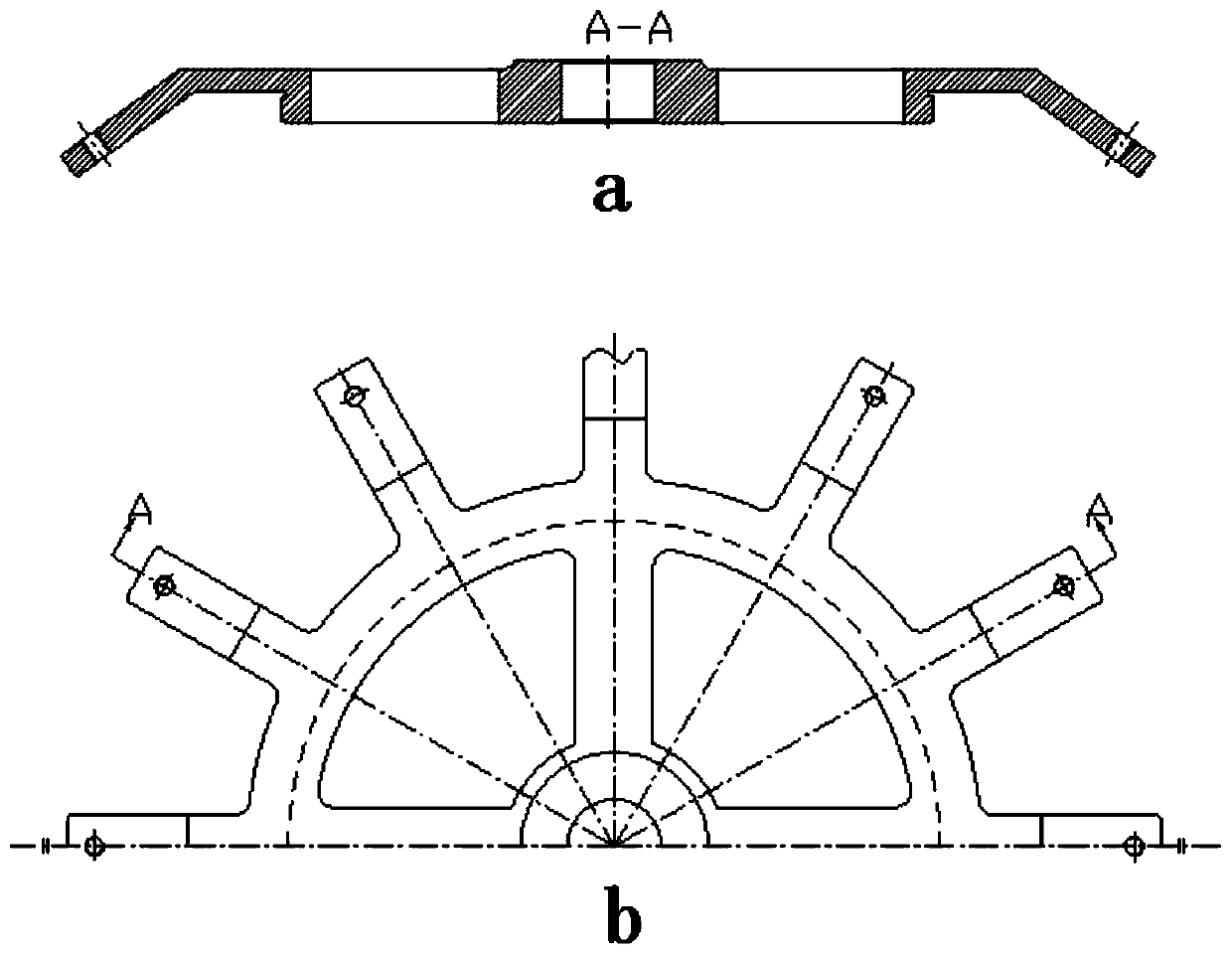 A tool for welding assembly of head and flange