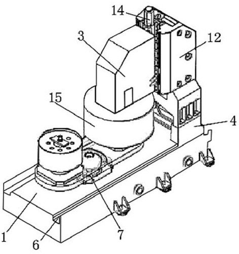 Double-station tool for machining outer edges of brakes and machining method of double-station tool