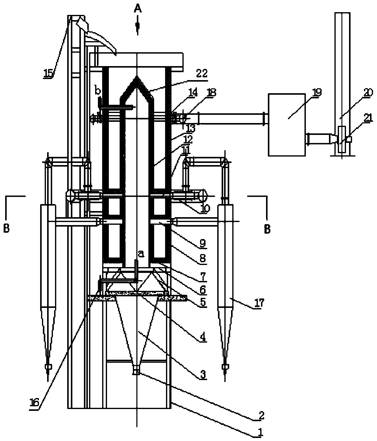 A kind of multifunctional and environment-friendly bsk sintering technology vertical kiln and its application method