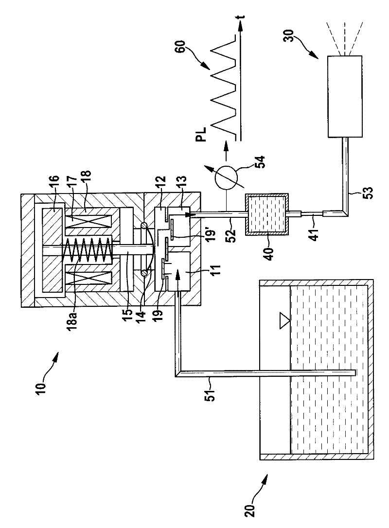 Method of running diaphragm pump, diaphragm pump and use of diaphragm pump