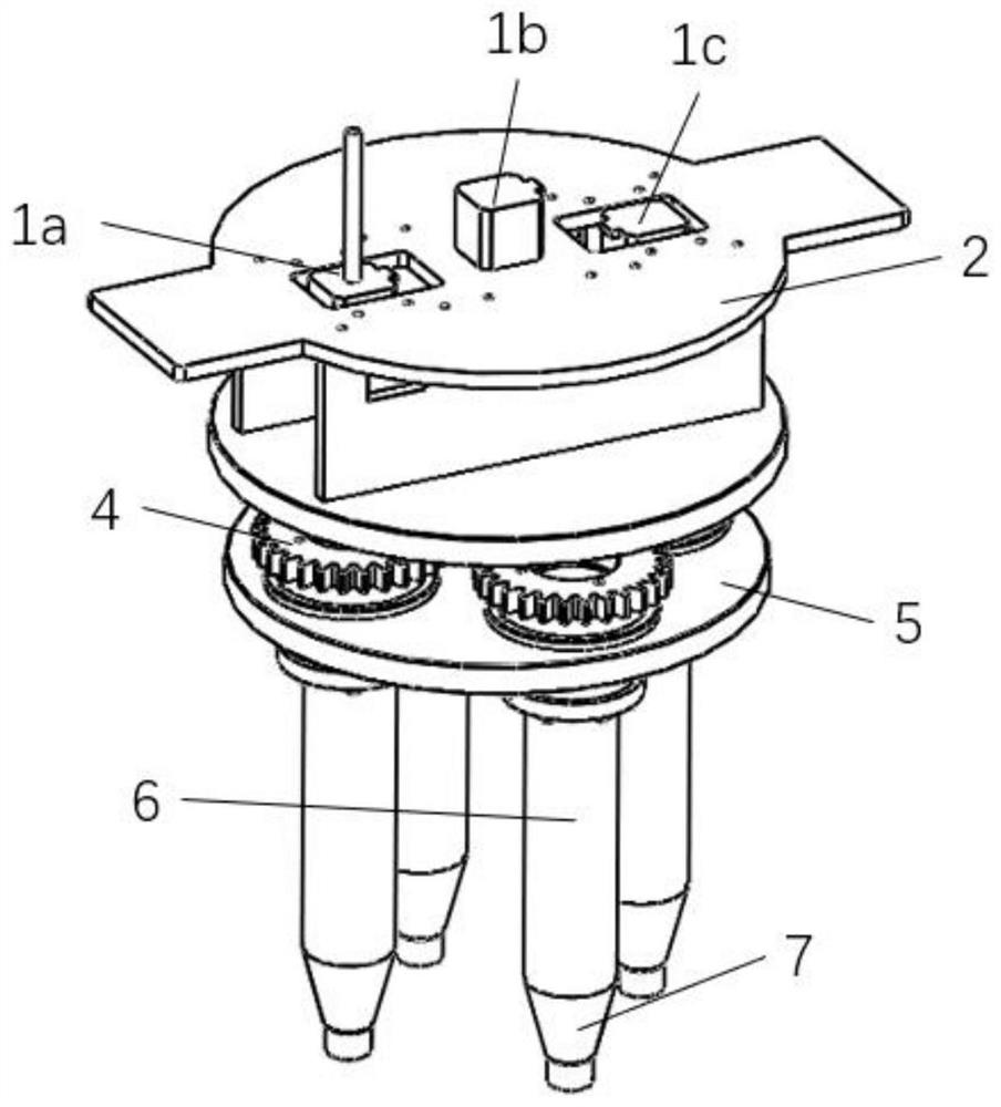 Multi-color automatic piping head