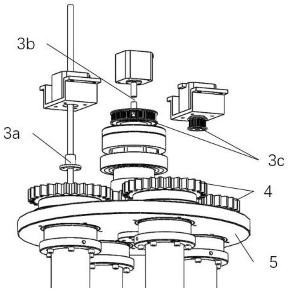 Multi-color automatic piping head