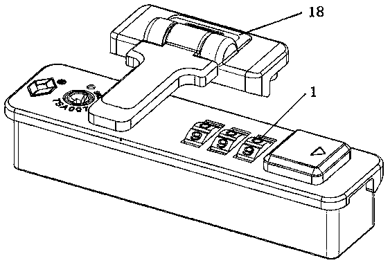 A combination lock with high structural strength