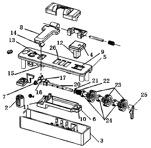 A combination lock with high structural strength