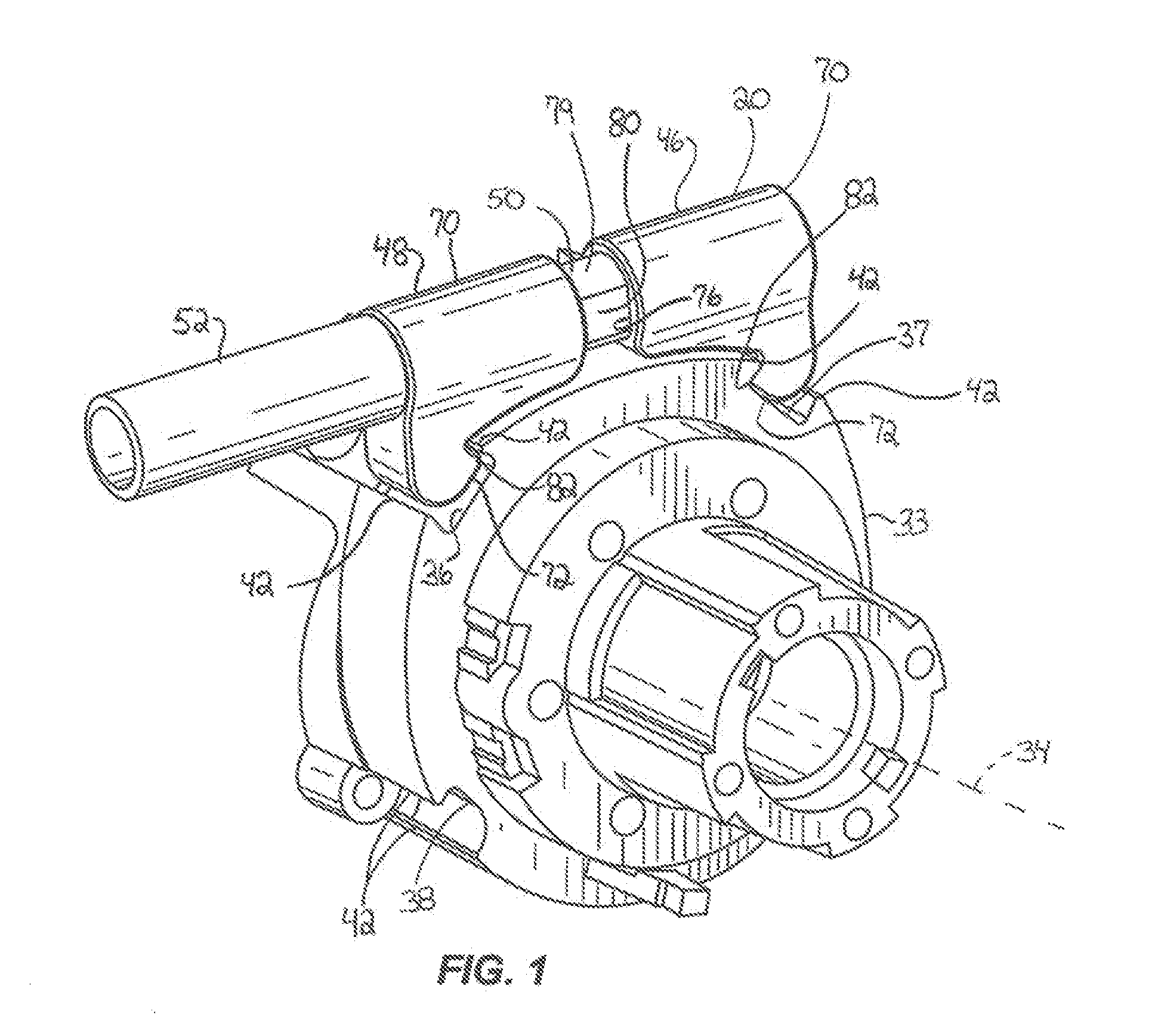 Auxiliary handle for use with a power tool