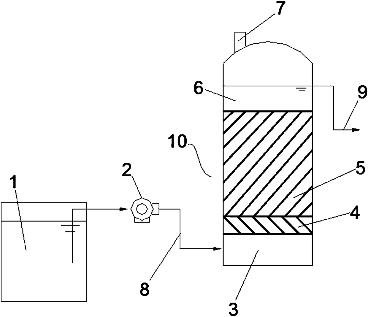 Denitrification and dephosphorization device, establishing method thereof and denitrification and dephosphorization method for sewage