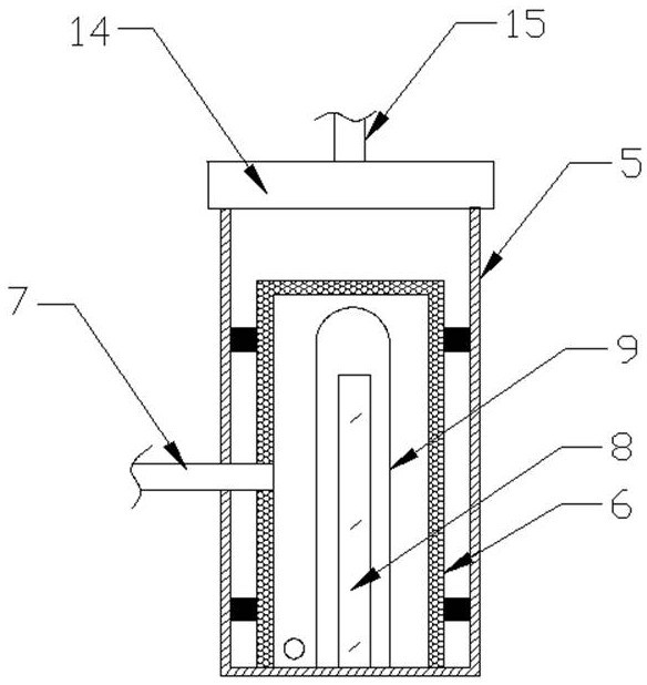 An ultrafiltration device for water purification