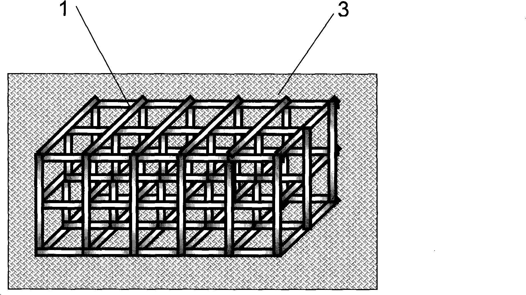 Preparation method of reinforced composite wear-resistant lining board of precast framework