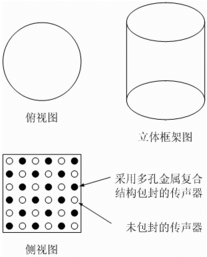 A Porous Metal Composite Structure Array Electret Noise Detector