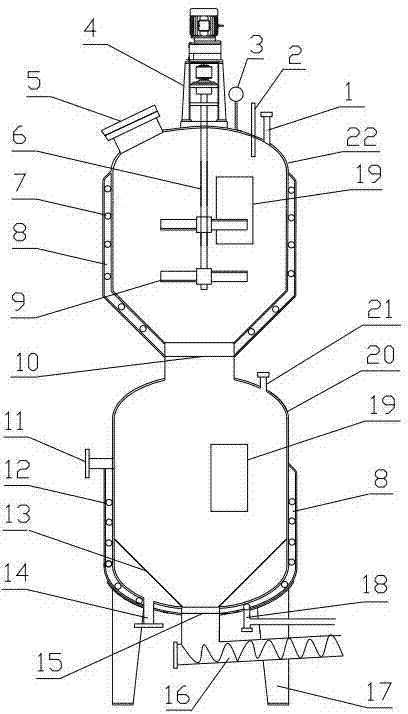 A water-heat three-phase separation system for food waste