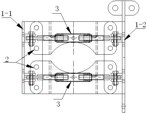 Wire lifting device of electric power rush repair tower