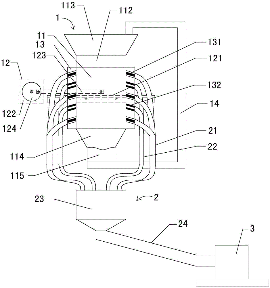 Pressure riveting nut automatic feeding device