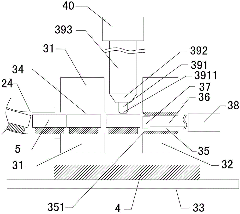 Pressure riveting nut automatic feeding device