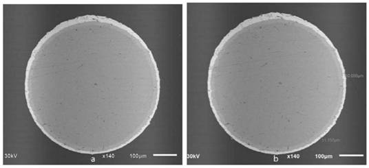 Method for analyzing tin layer thickness of CP leading-out wire for electrolytic capacitor