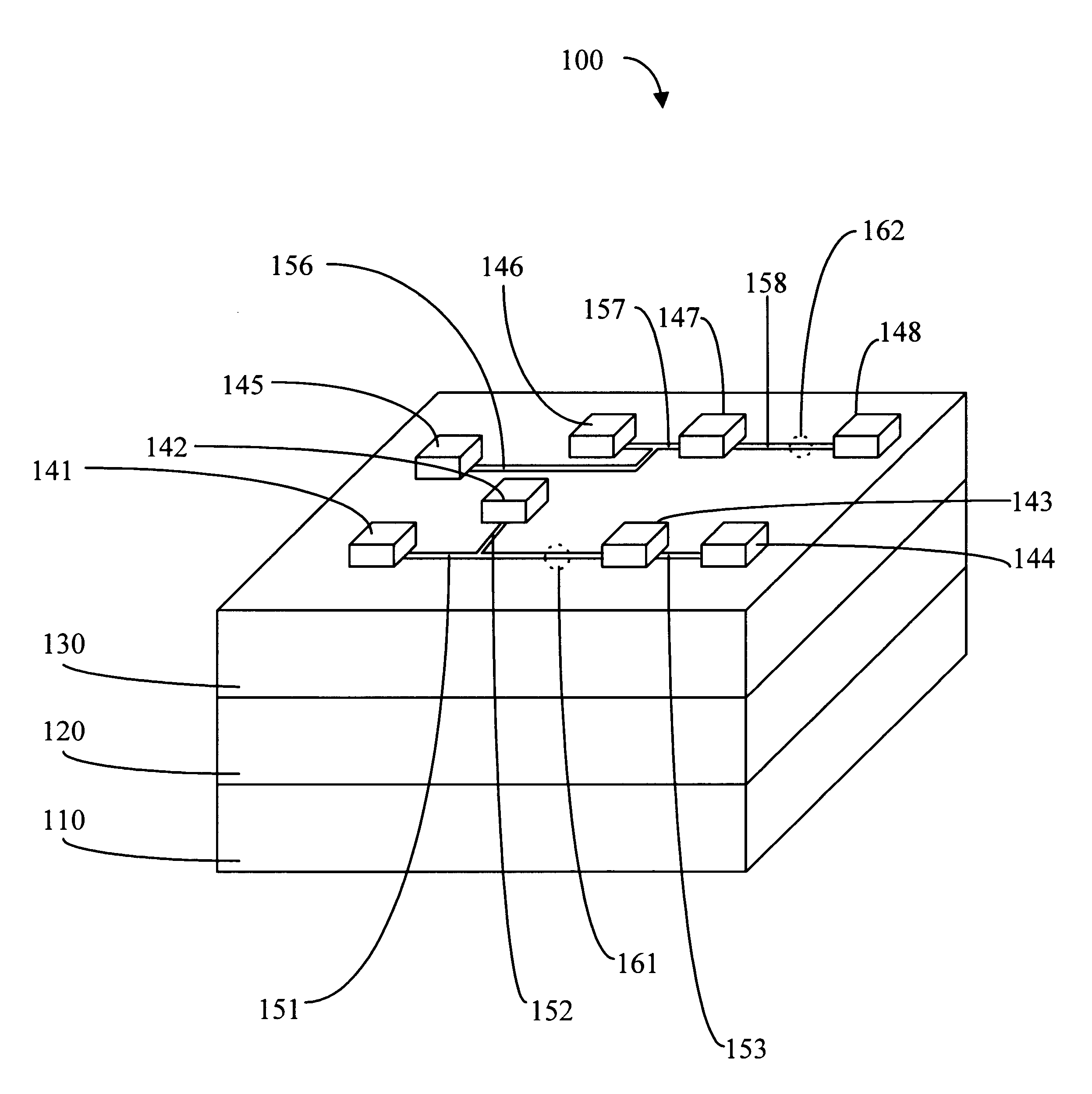 Circuit trace probe and method