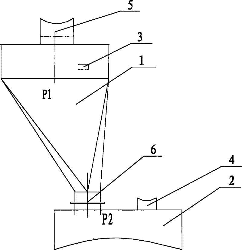 Negative pressure monitoring system and negative pressure monitoring method for powder measurement