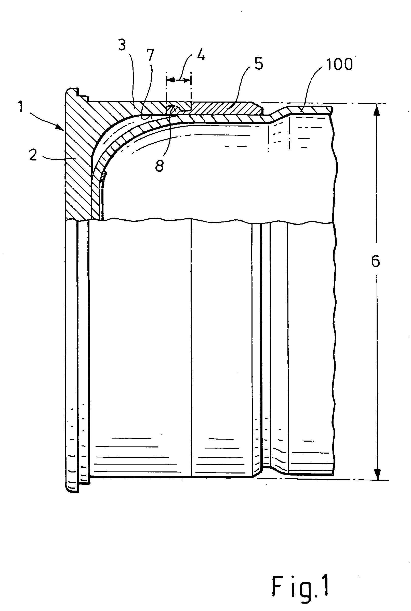 Case bottom for large caliber ammunition and method for producing same