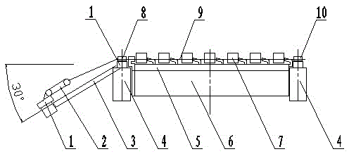 A jig and process for inner hole coating diamond film