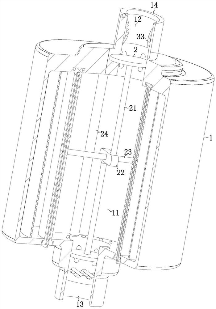 A gas pressure reducing valve