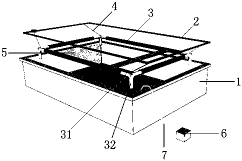 Small leguminous plant hydroponics device