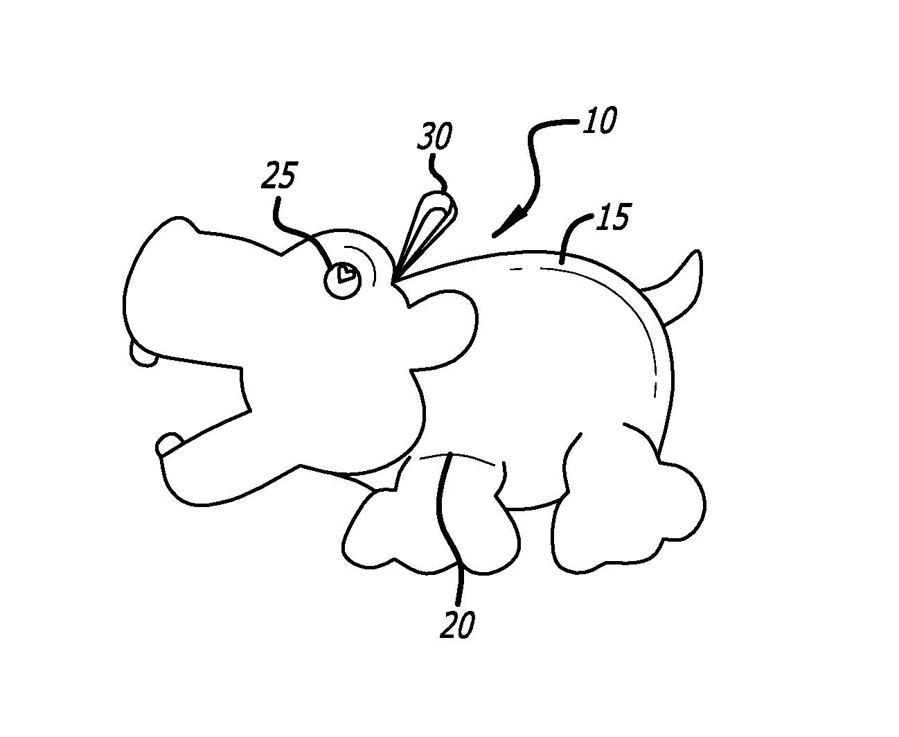 Character-shaped porous mitt for housing and dispensing soap