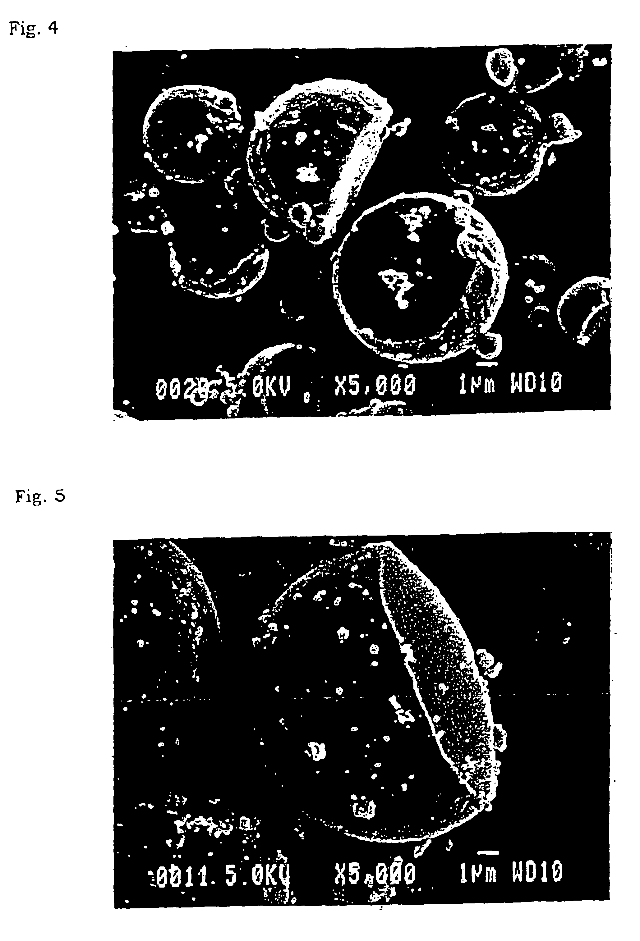 Resin particles and process for producing the same