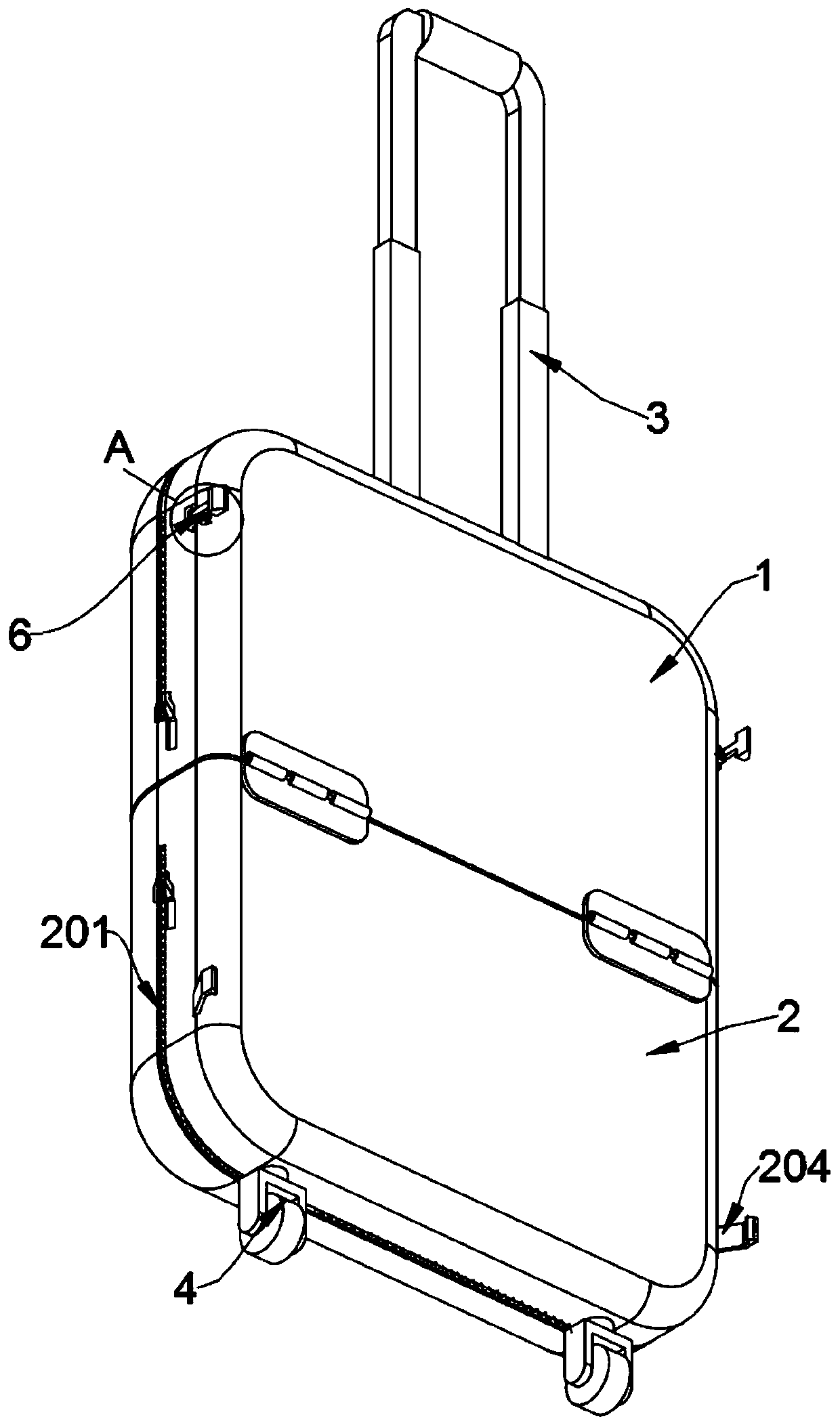 Non-shoulder-carrying device for school supplies