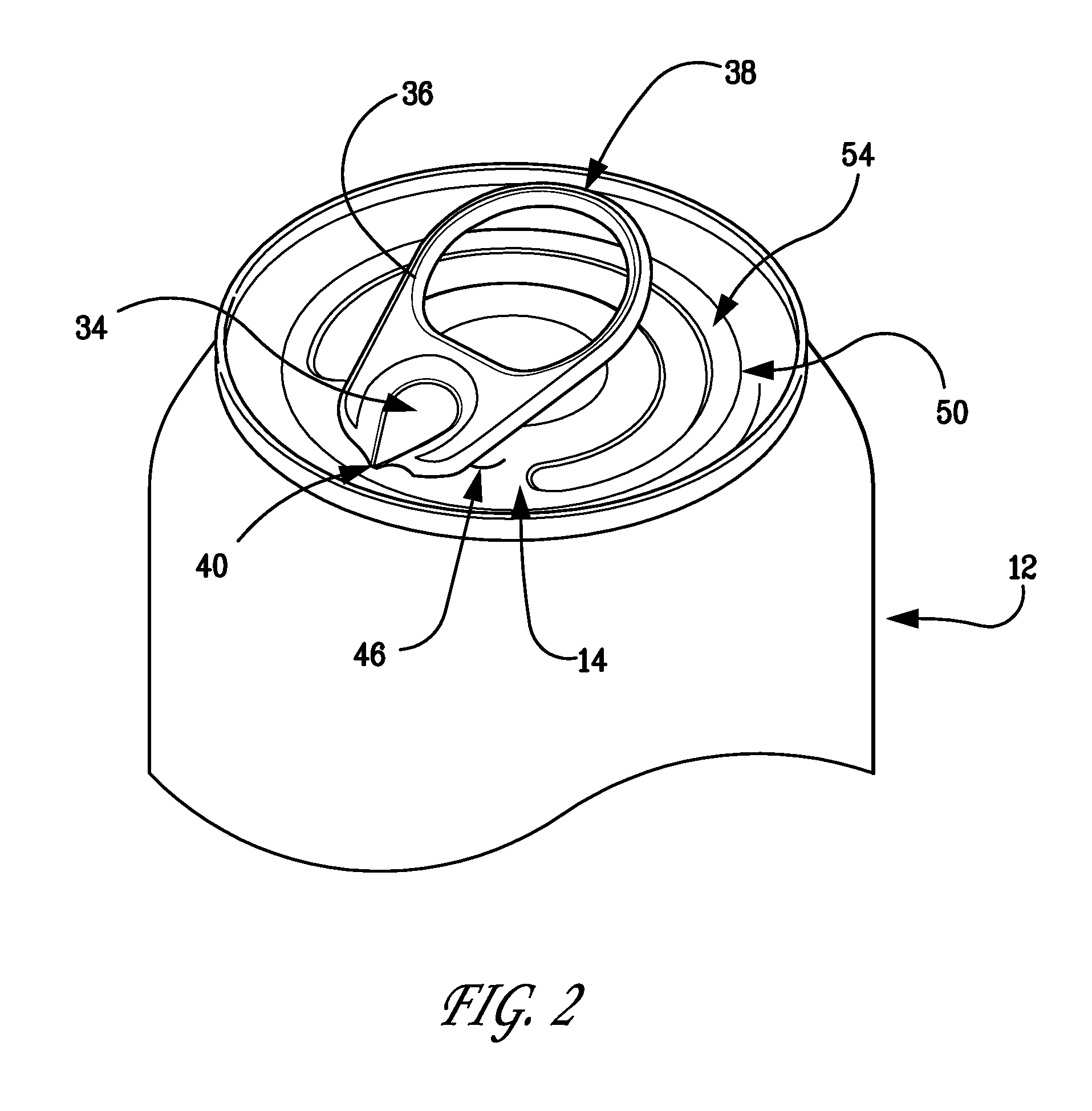 Full aperture beverage end