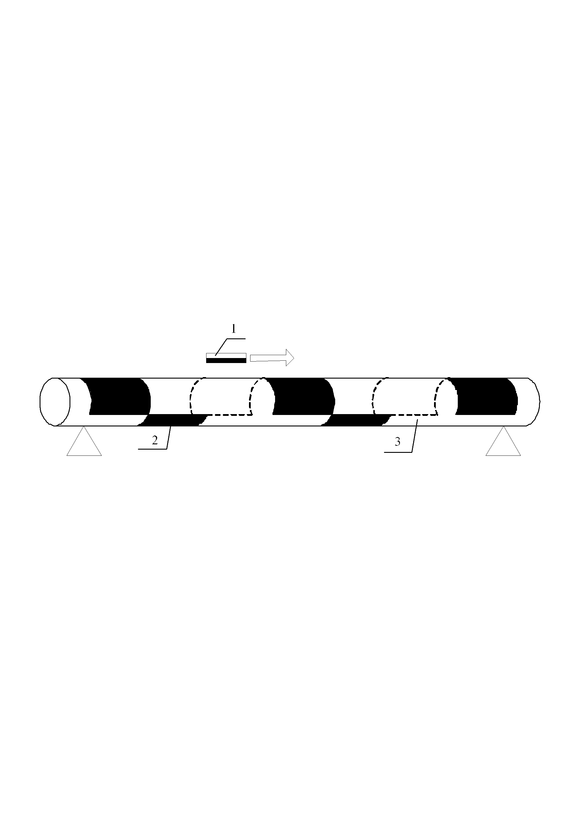 Method of using radiation heating to restrain vibration of rotor