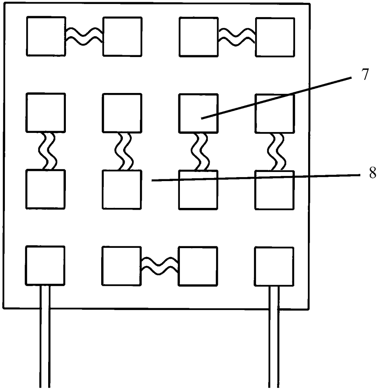 A flexible wearable thermoelectric power generation device