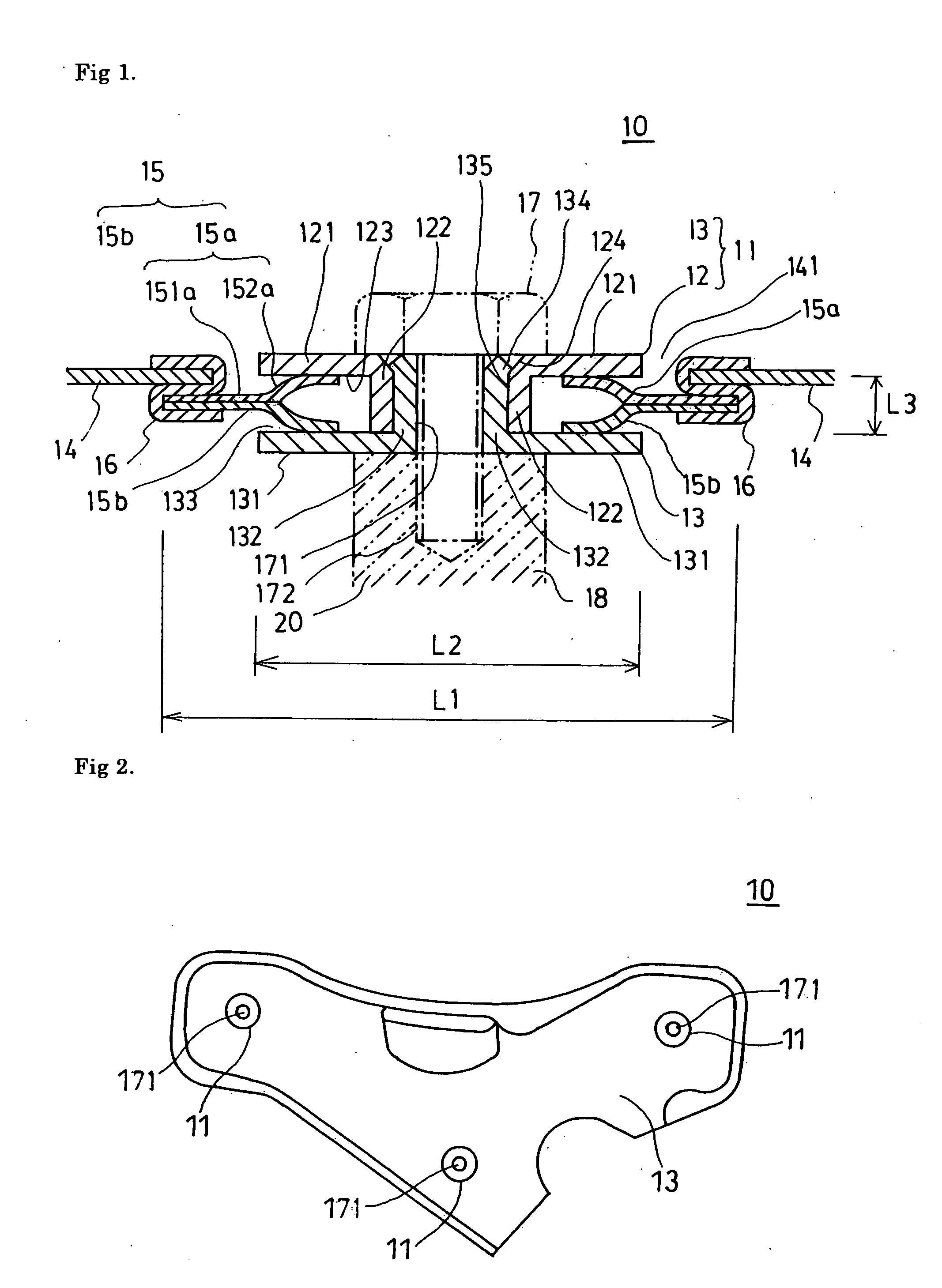 Vibration proofing heat shield plate