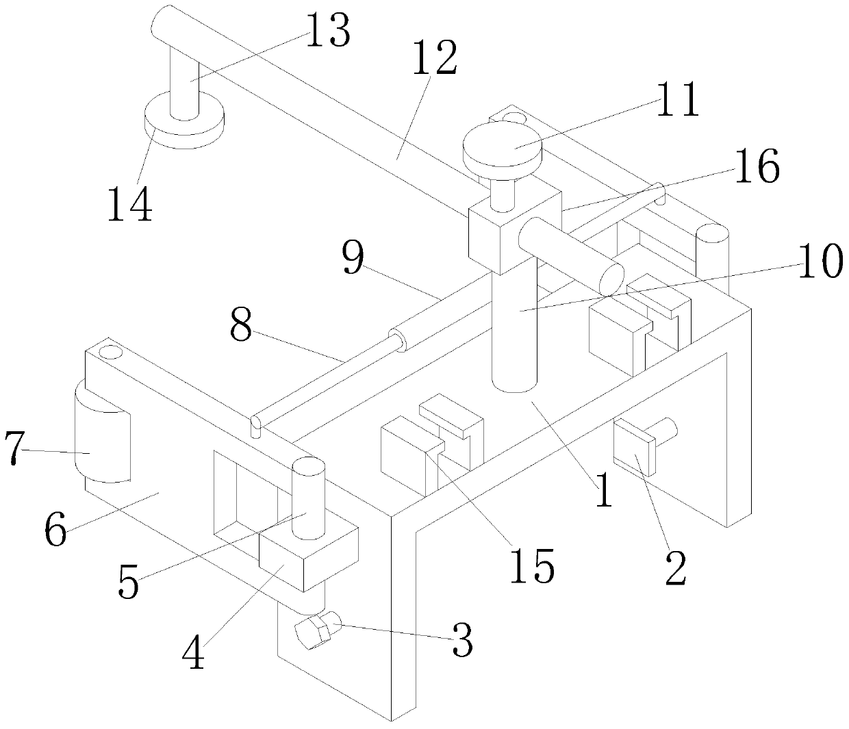 Auxiliary device for installation of steel structure